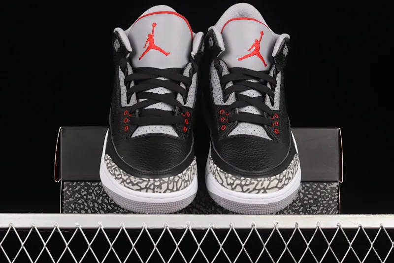 All Categories Air Jordan Jordan Series Basketball Shoes Air Jordan 3 Foreign Trade Version Air Jordan 3 Retro Black Cement (2018) AJ3 Joe 3 Retro Black Cement 854262-001